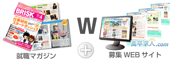 W掲載でさらに効果アップ!